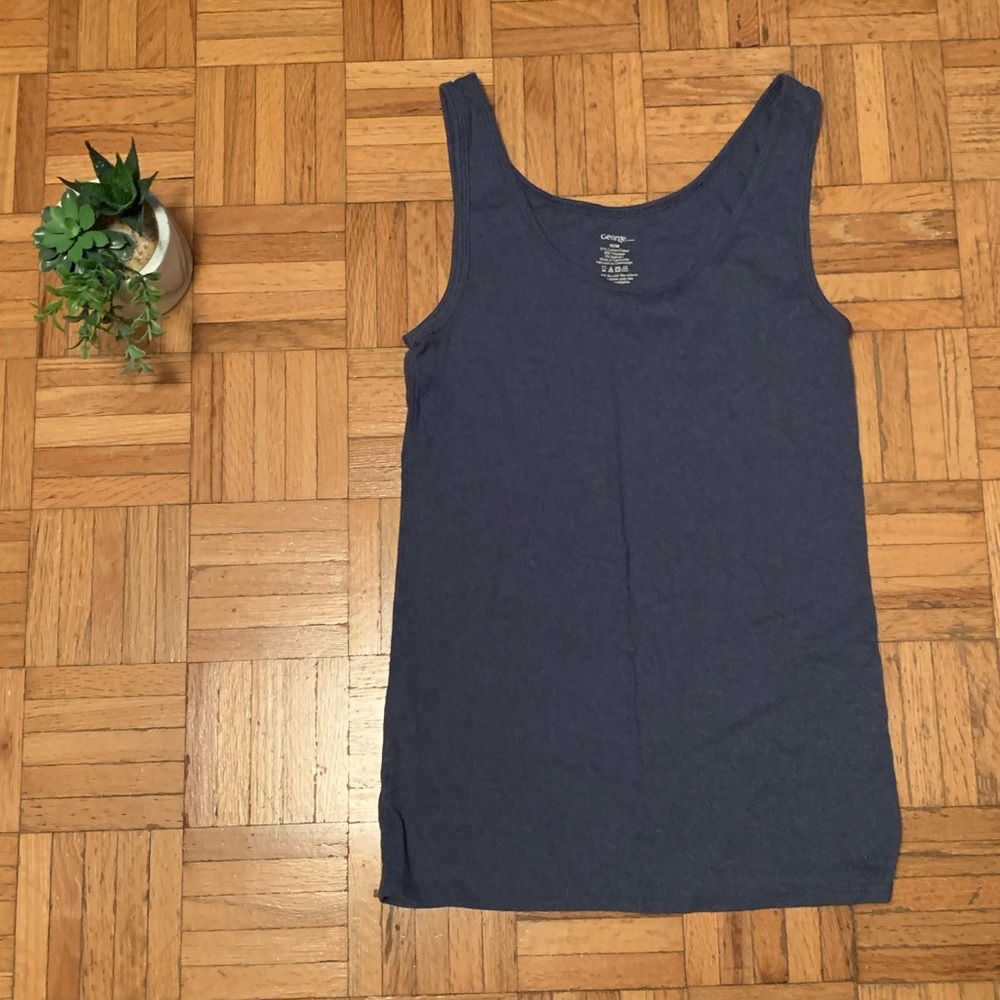 Vintage George Dark Blue Tank Top Essential